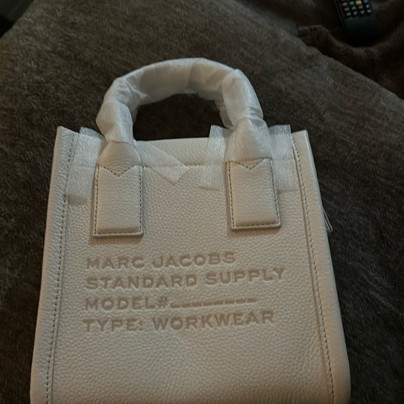 Mini Tote leather white